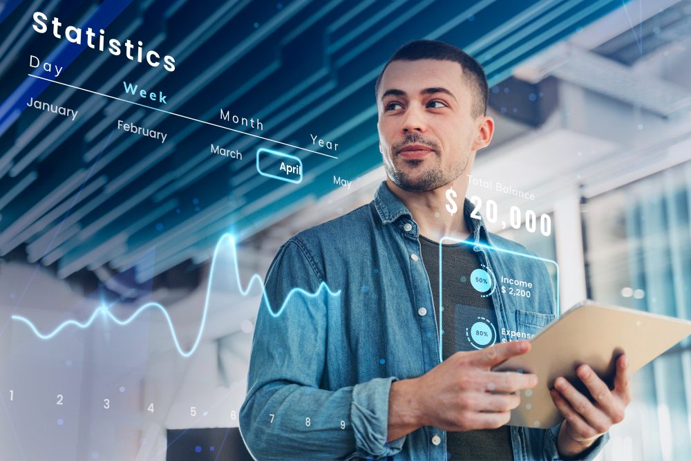 dashboard de automação financeira mostrando indicadores em tempo real